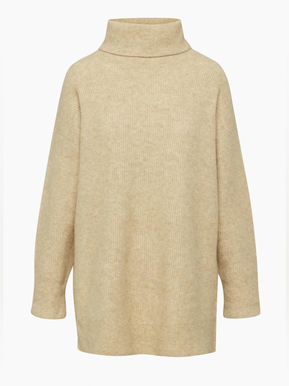 Aritzia’s Babaton Lacombe Oversize Turtleneck Sweater in Tan, Women’s size XS